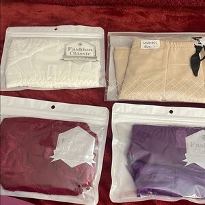 Women's Panties - White, Red, Purple LACE